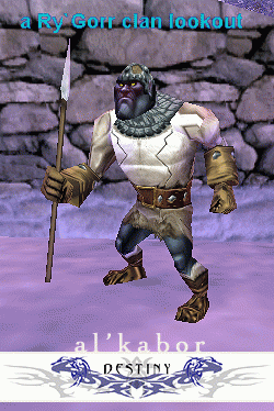 a Ry`Gorr clan lookout