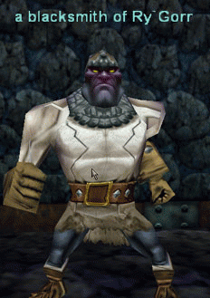 a blacksmith of Ry`Gorr