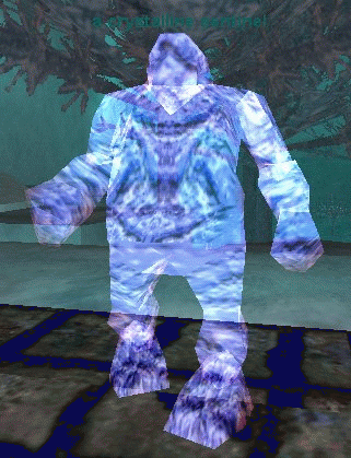 a crystalline sentinel