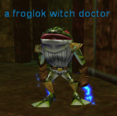 a froglok witch doctor