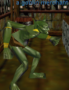 a goblin merchant