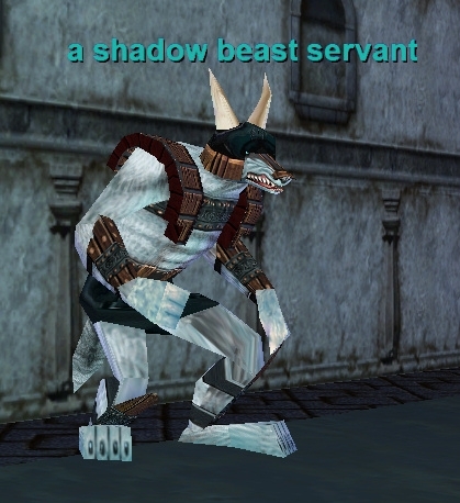 a shadow beast servant