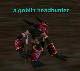 a goblin headhunter