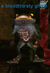 a bloodthirsty ghoul