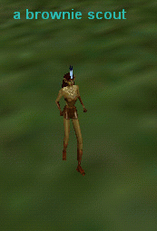 a brownie scout