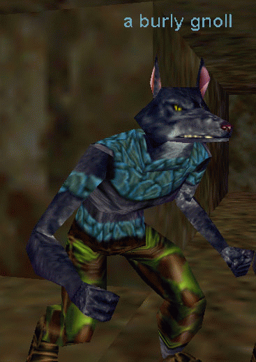 a burly gnoll