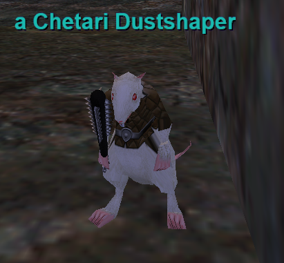 a Chetari Dustshaper