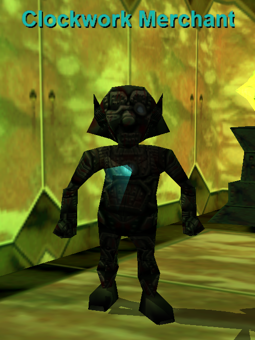 a clockwork merchant
