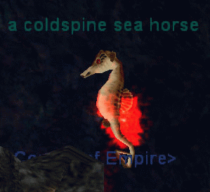 a coldspine seahorse