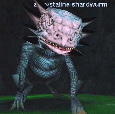 a crystaline shardwurm