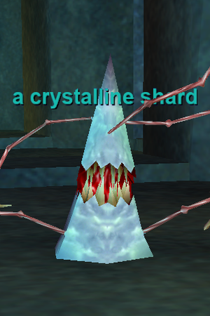 a crystalline shard