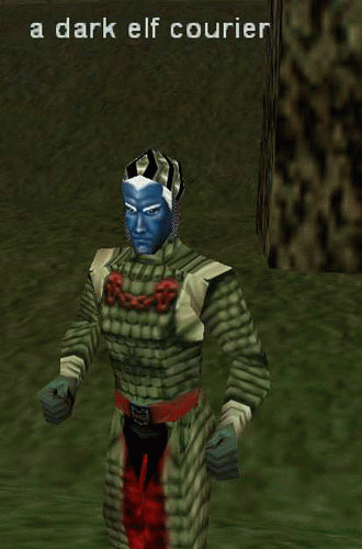 a dark elf courier