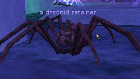 A drachnid retainer