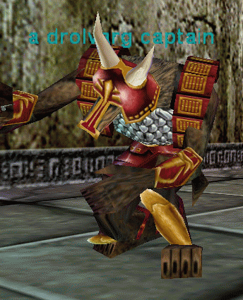 a drolvarg captain