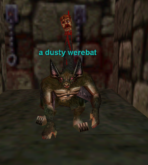 a dusty werebat