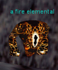 a fire elemental
