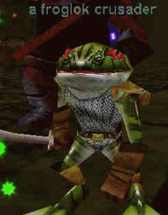 a froglok crusader