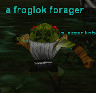 a froglok forager