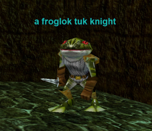 a froglok tuk knight