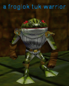 a froglok tuk warrior