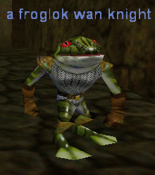 a froglok wan knight