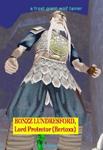 a frost giant wolf tamer