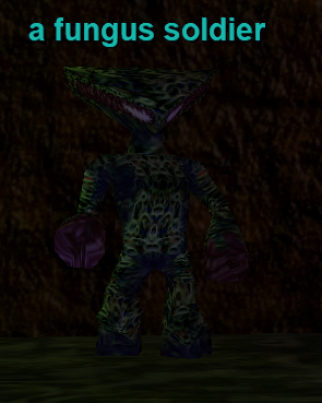 a fungus soldier