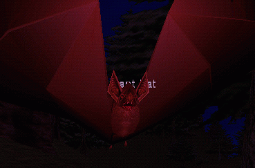 a giant whiskered bat