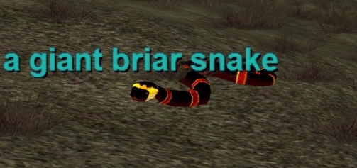 a giant briar snake