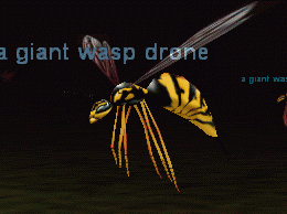 a giant wasp drone