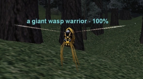 a giant wasp warrior