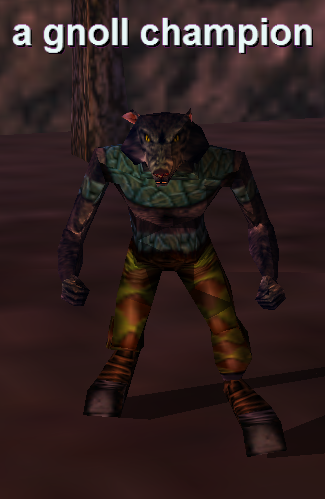 a gnoll champion