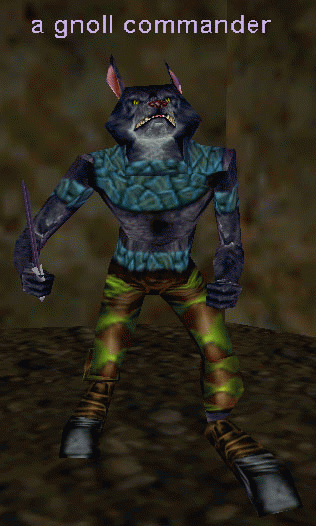 a gnoll commander