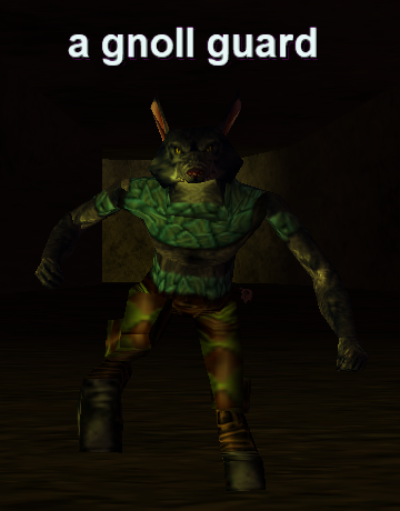 a gnoll guard
