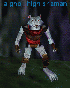 a gnoll high shaman