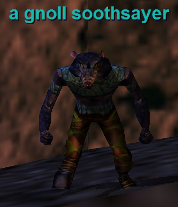 a gnoll soothsayer