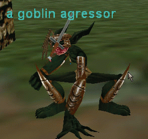 a goblin agressor