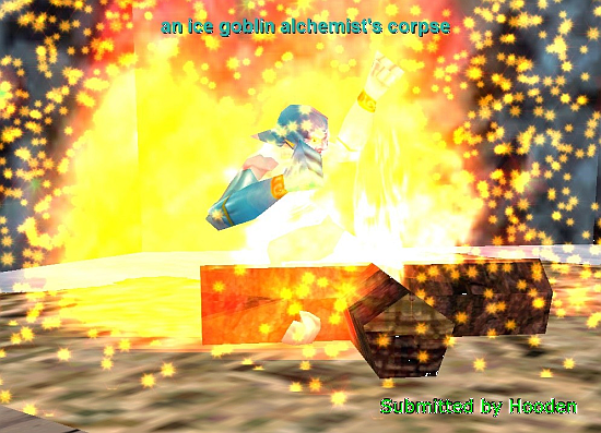 an ice goblin alchemist