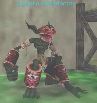 a goblin witchdoctor