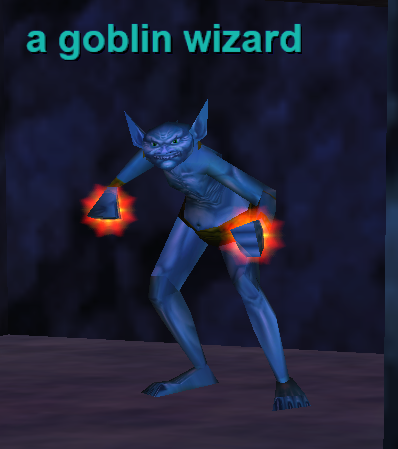a goblin wizard