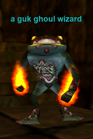 a Guk ghoul wizard