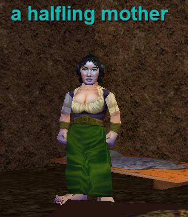 a halfling mother