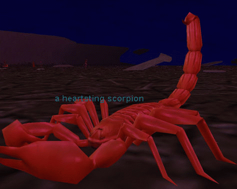 a heartsting scorpion