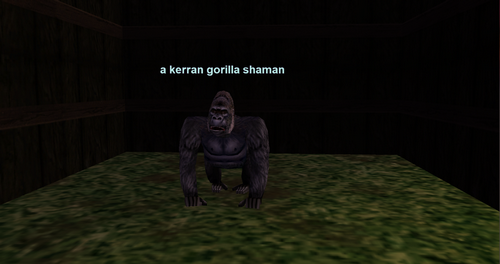 A kerran gorilla shaman