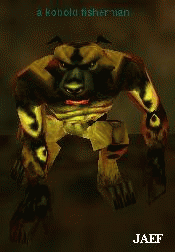 a kobold fisherman