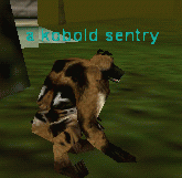 a kobold sentry