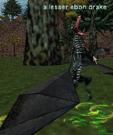 a lesser ebon drake