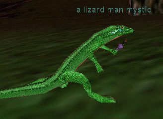 a lizard man mystic