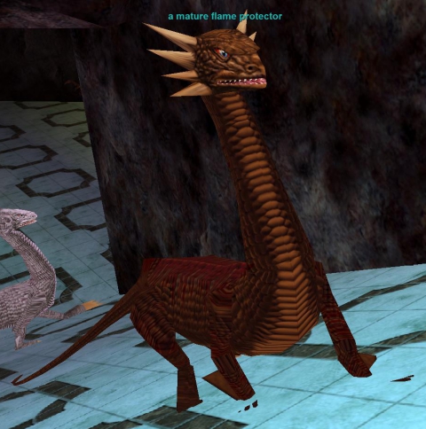 a mature flame protector