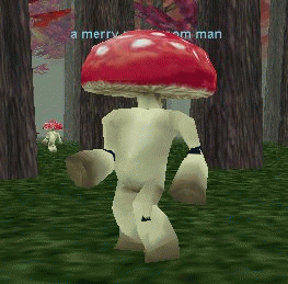 a merry mushroom man